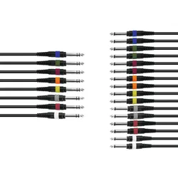 OMNITRONIC Snake-Kabel 8xKlinke/16xKlinke mono 15m