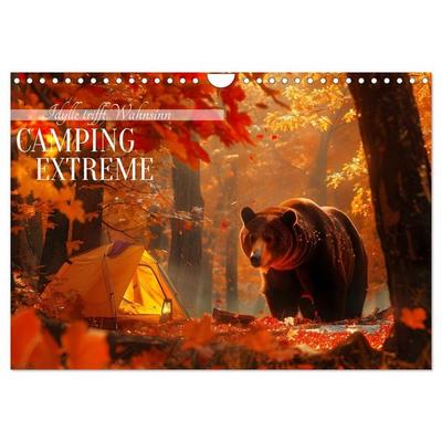 Camping Extreme (Wandkalender 2026 DIN A4 quer), CALVENDO Monatskalender