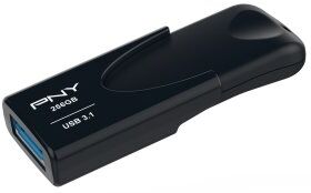 PNY Usb 3.1 Attache 4 - 256gb, Sort