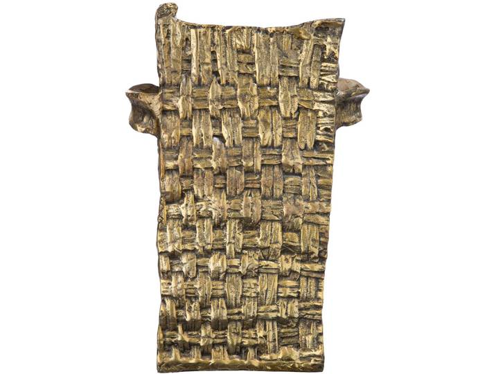 Schirmständer GILDE, gold (goldfarben), B:26cm H:39,5cm T:11cm, Aluminium, Regenschirmständer, Schirmständer, Eingangsbereich, Flur, Aufbewahrung, Regenschirm, Wohnaccessoire