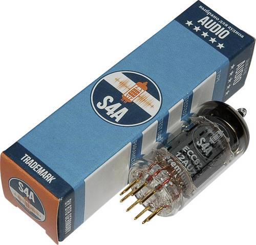 BTB Vertrieb ECC82 S4A Premium Elektronenröhre Selektiert für Audio & Studio Doppeltriode Polzahl: 9 Sockel: Noval Inhalt 1St.