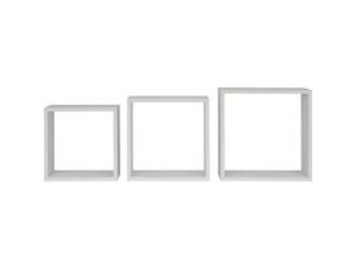 LIVARNO HOME Set de 3 étagères cubes (blanc)