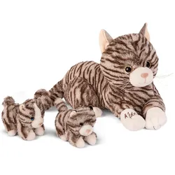 VN Toys Kiddy - Plush Cat with Kittens (61865)