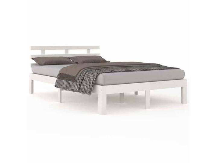 En solde  Lit Double&lit adulte Structure de lit - Cadre de lit - blanc 120x190cm 3392133