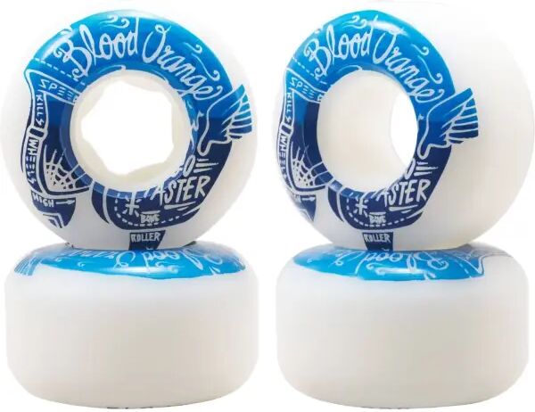 Cruiser Rollen Blood Orange Street Raw Rounded 99A 4 Stk. (52mm - Blau)