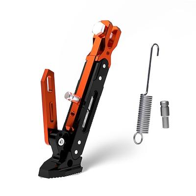 Universeller Motorrad-Seitenständer, verstellbares Seitenstativ für Motorrad, Motocross-Roller und Moped