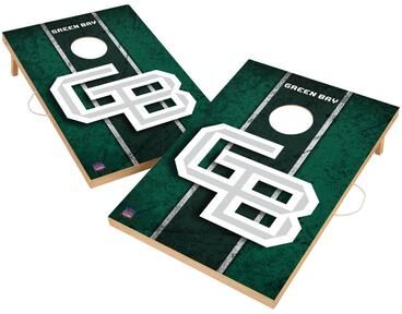 Skip's Garage Vintage Green Bay Phoenix 2x4 Tailgate Cornhole Boards