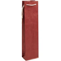 OTTO Office Flaschen-Geschenktasche - 1 Flasche (ohne Sichtfenster) rot, 9.2x36x8.8 cm