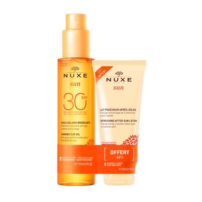 Nuxe Sun Set Sonnenöl LSF 30 gratis After-Sun 1 St Kombipackung