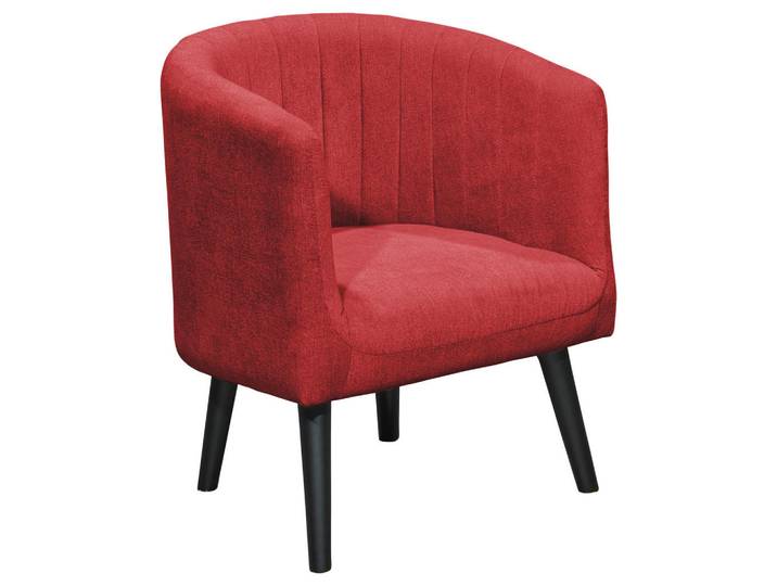 Livetastic Cocktailsessel, Rot, Holz, 61x82x58 cm, Wohnzimmer, Sessel, Cocktailsessel