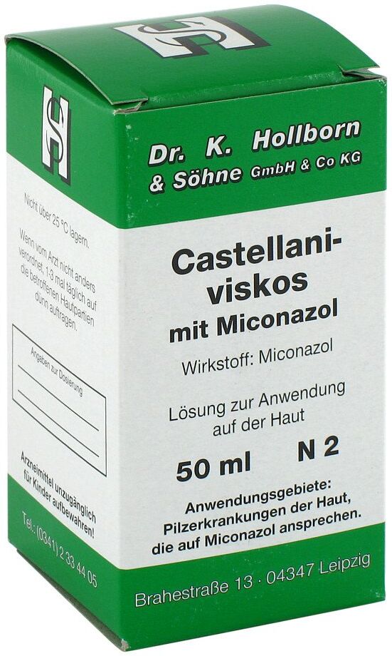 Castellani viscos mit Miconazol 50ml