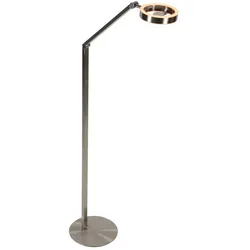 Steinhauer Stehleuchte 2-fl. "Ringlux" 4138ST Stahl STE-4138ST