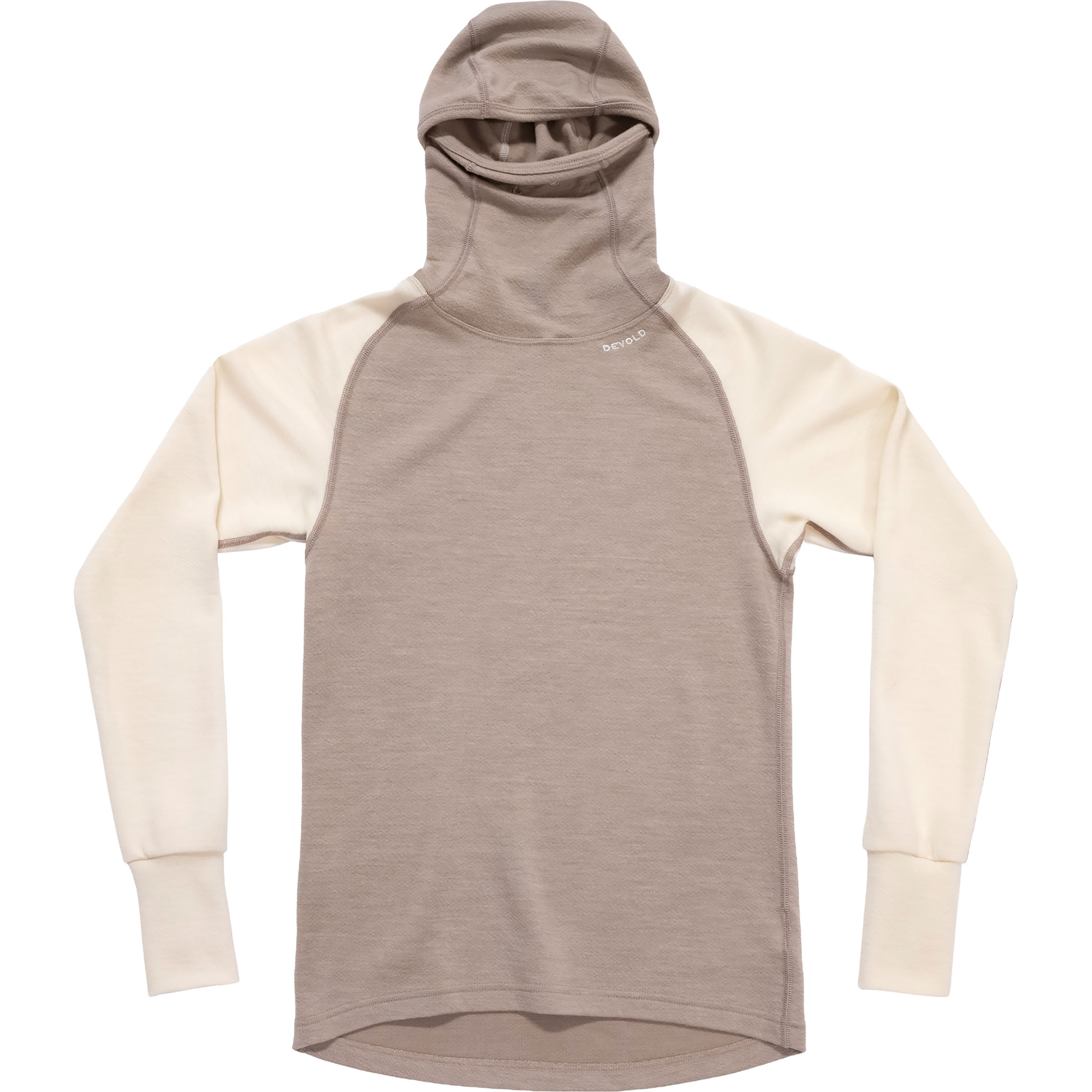 Devold Expedition Merino Silk Damen Langarm Unterhemden braun Größe L Hautfreundlich Merinowolle