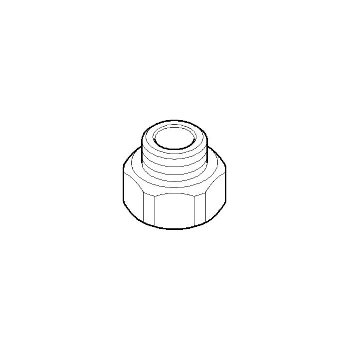 Dornbracht Nippel Reduzierung G1/2-IxG3/ 092403185-00 092403185 1/2" x 3/8" chrom
