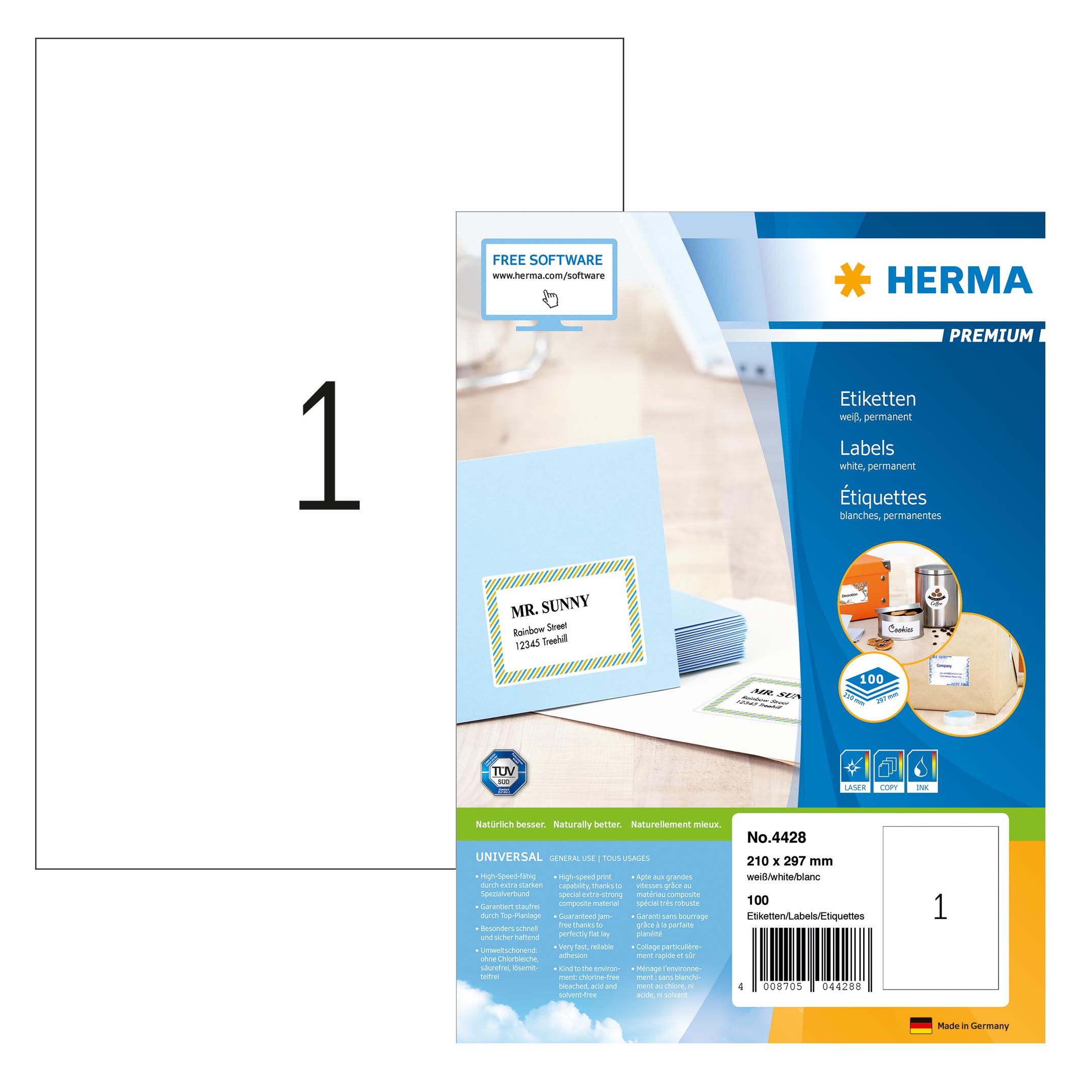Herma Universal Etiketten A4 (4428)