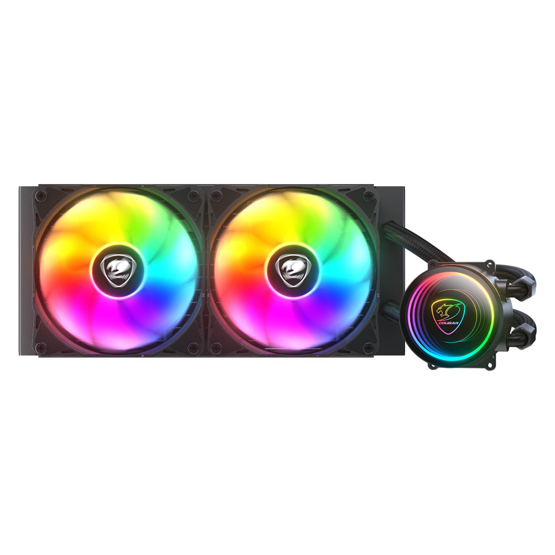 Cougar Kit Watercooling AIO Poseidon Elite RGB - 240mm (Noir) (3MPSD240.0001)