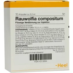 RAUWOLFIA COMPOSITUM Ampullen 10 St Ampullen