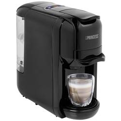 Princess 249452 Kapselmaschine Schwarz E.S.E. Pad kompatibel, One Touch 01.249452.01.001