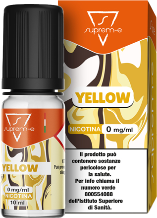 Suprem-e Yellow S-Line Liquido Pronto 10ml Banana Crema Vaniglia