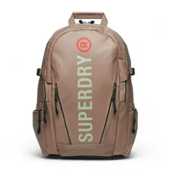 Superdry für Damen. W9110342A Grünlich brauner Segeltuch-Rucksack (OSFA), Lässig, Polyester