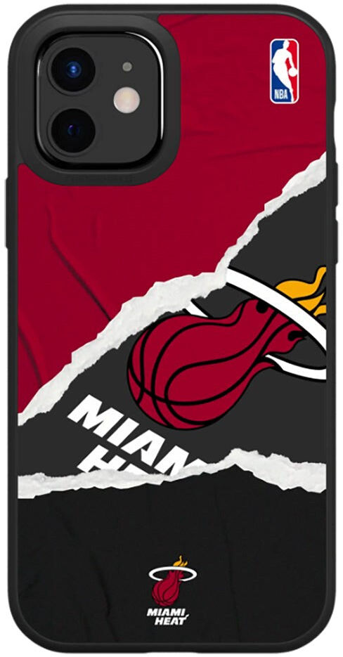 iPhone 12 / 12 Pro RhinoShield SolidSuit Håndværker NBA Cover m. Miami Heat - Sweat and Tears