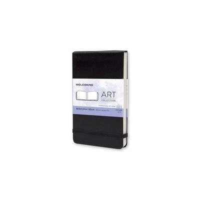 Moleskine Aquarellalbum, P/A6, 200g-Aquarellpapier, Hard Cover, Schwarz