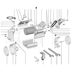 PROXXON 27180-06 Welle für Poliermaschine PM 100 / PM100