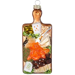 Christbaumschmuck Glas 11cm Sashimi Figur Handbemalt Weihnachtsbaum Anhänger Weihnachten Christbaumanhänger Weihnachtsbaumschmuck Japan Essen Bunt