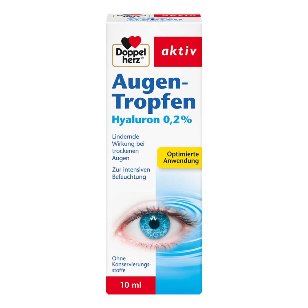 Queisser Pharma GmbH & Co. KG Doppelherz Augen-tropfen Hyaluron 0,2% 11590648