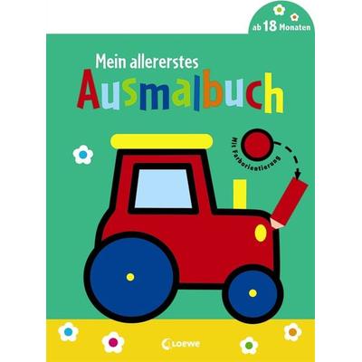 Mein allererstes Ausmalbuch (Traktor), Taschenbuch von , Loewe, 978-3-7432-0572-7