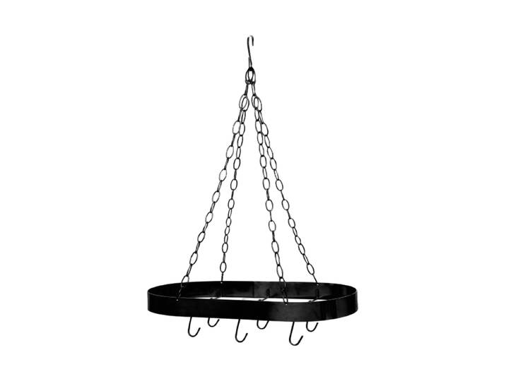 Deckenhängeregal „Oval“ Schwarz FIFTY FIVE SOUTH