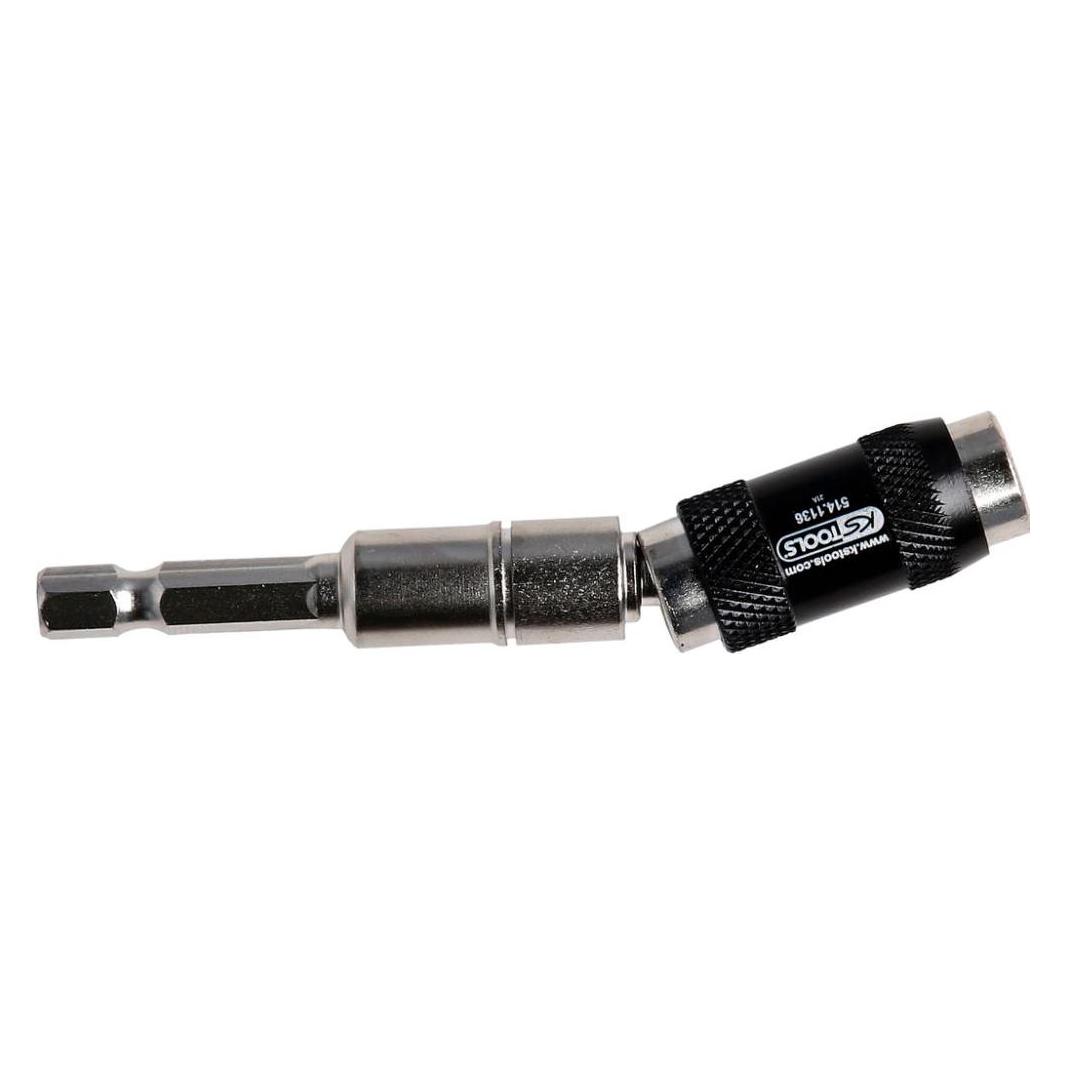 KS Tools 1/4 Magnetischer Schnellwechsel-Bithalter mit Gelenk 514.1136 (514.1136)