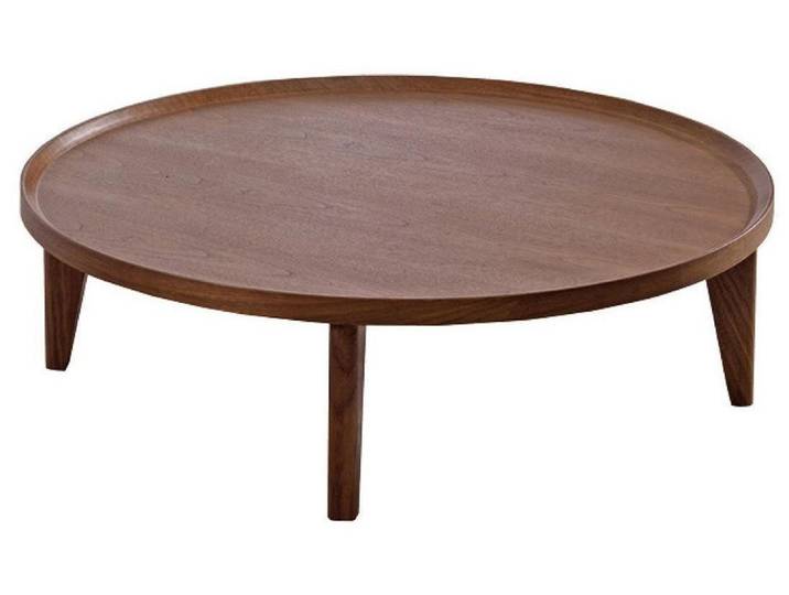 JVmoebel Couchtisch Eleganter runder Beistelltisch aus Holz für modernes Wohnen (Rund Couchtisch), Made in Europa