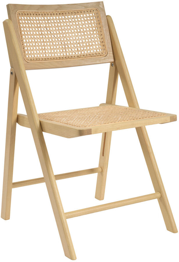 LPD ASHTON FOLDING DINING CHAIR Beige 83cm H X 62cm D X 50cm W