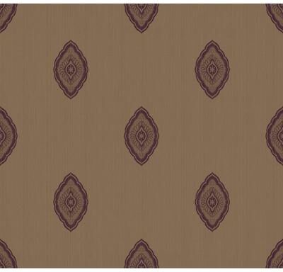 Seabrook Designs Sidonie Medallion Unpasted Wallpaper
