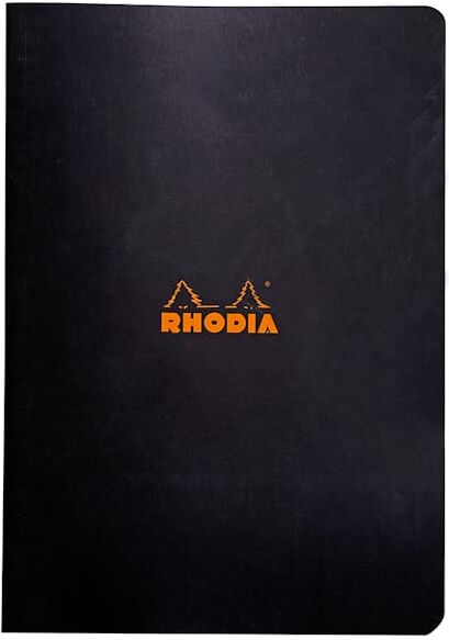 Rhodia Classic stapl black A4 squared 10st