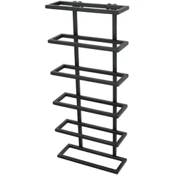 LOFT42 Pinot Wall Weinregal für 6 Flaschen - Metall - Schwarz - 62x27x10 cm