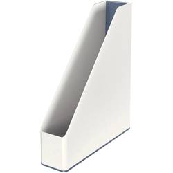 Leitz WOW Duo 53621001 Stehsammler DIN A4, DIN C4 Weiß, Grau Polystyrol 1 St.