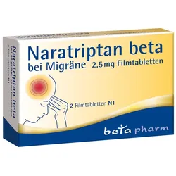 Naratriptan beta 2,5 mg 2 St