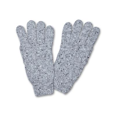 Strickhandschuhe FALKE "FALKE Handschuhe", Damen, Gr. XL/XXL, grau (light graumeliert (3390)), Handschuhe