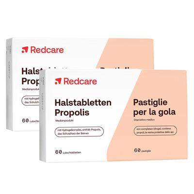 2x Halstabletten Propolis RedCare 2x60 St Lutschtabletten
