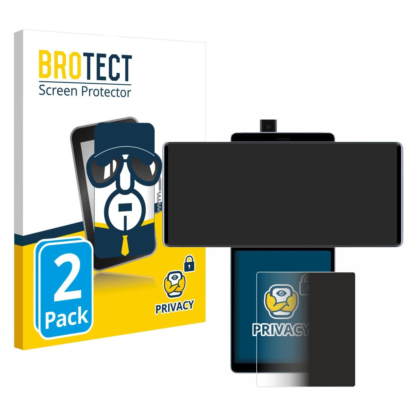 Brotect Sichtschutzfolie Anti-Spy Privacy Folie Blaulicht-Schutz (LG Wing) (4339660)