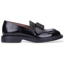 Wonders für Damen. A-5303 Lack Leder Mokassins schwarz (36), Wohnung, Keine, Lässig, Klassisch, Lackleder