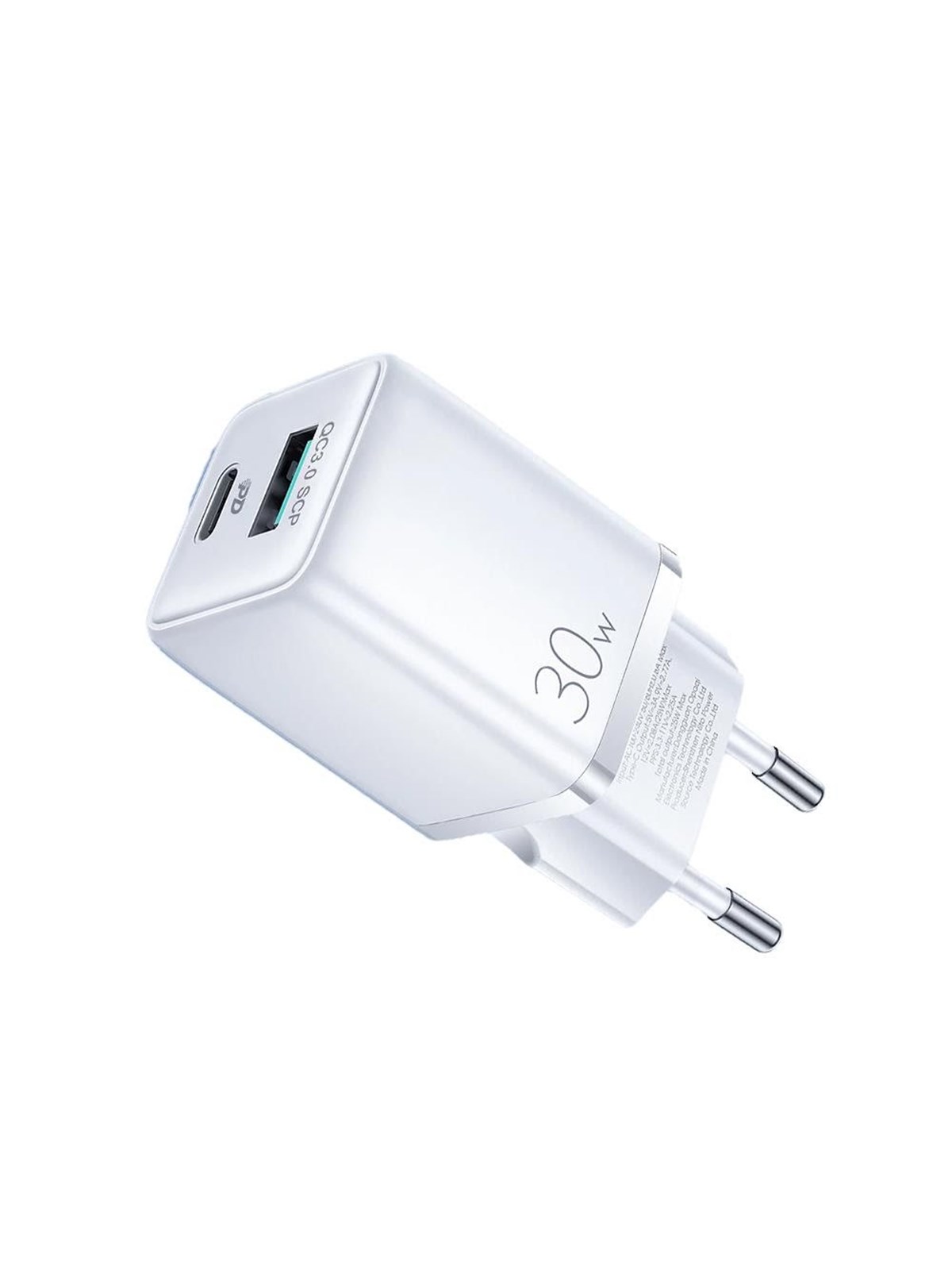 SiGN Mini Quick Charger USB & USB-C - PD & Q.C3.0 - 3A - 30W - White