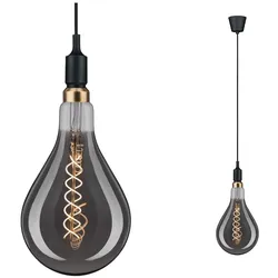 Paulmann Neordic Pendelleuchte Ketil  E27   max. 60W Schwarz dimmbar Silikon, Kunststoff 50381