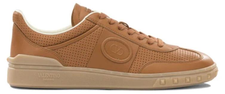 Valentino Garavani Herren Sneaker Braun Kalbsleder