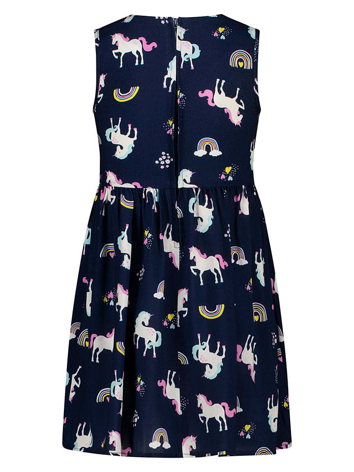 Salt and Pepper Kleid in Dunkelblau - 122