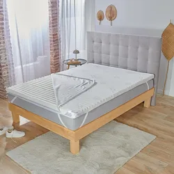 Traumschlaf 7-Zonen Matratzentopper Kaltschaum 200x200 cm - weiß