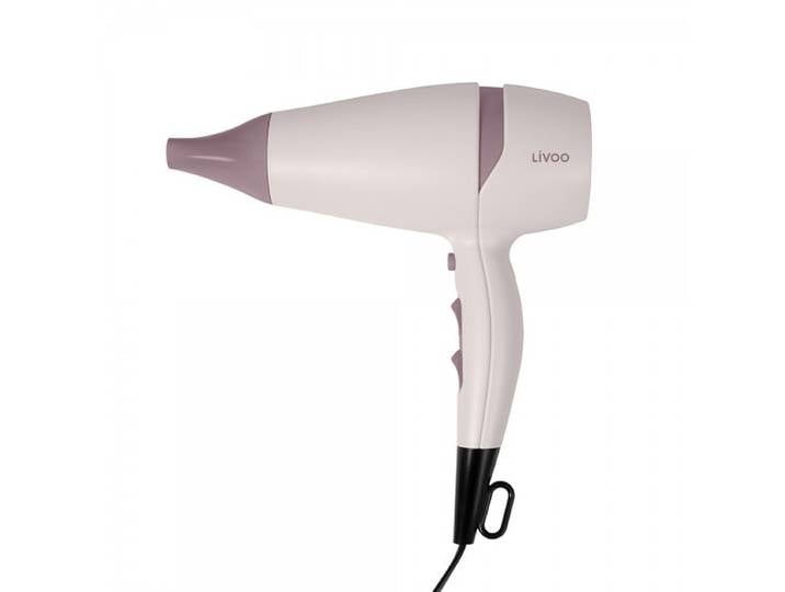 LIVOO DOS209 - Sèche-Cheveux Ionique 2200 W - 3 Températures - 2 Vitesses - Air Froid - Violet