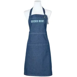 pad Schürze Denim Baumwolle Blau
